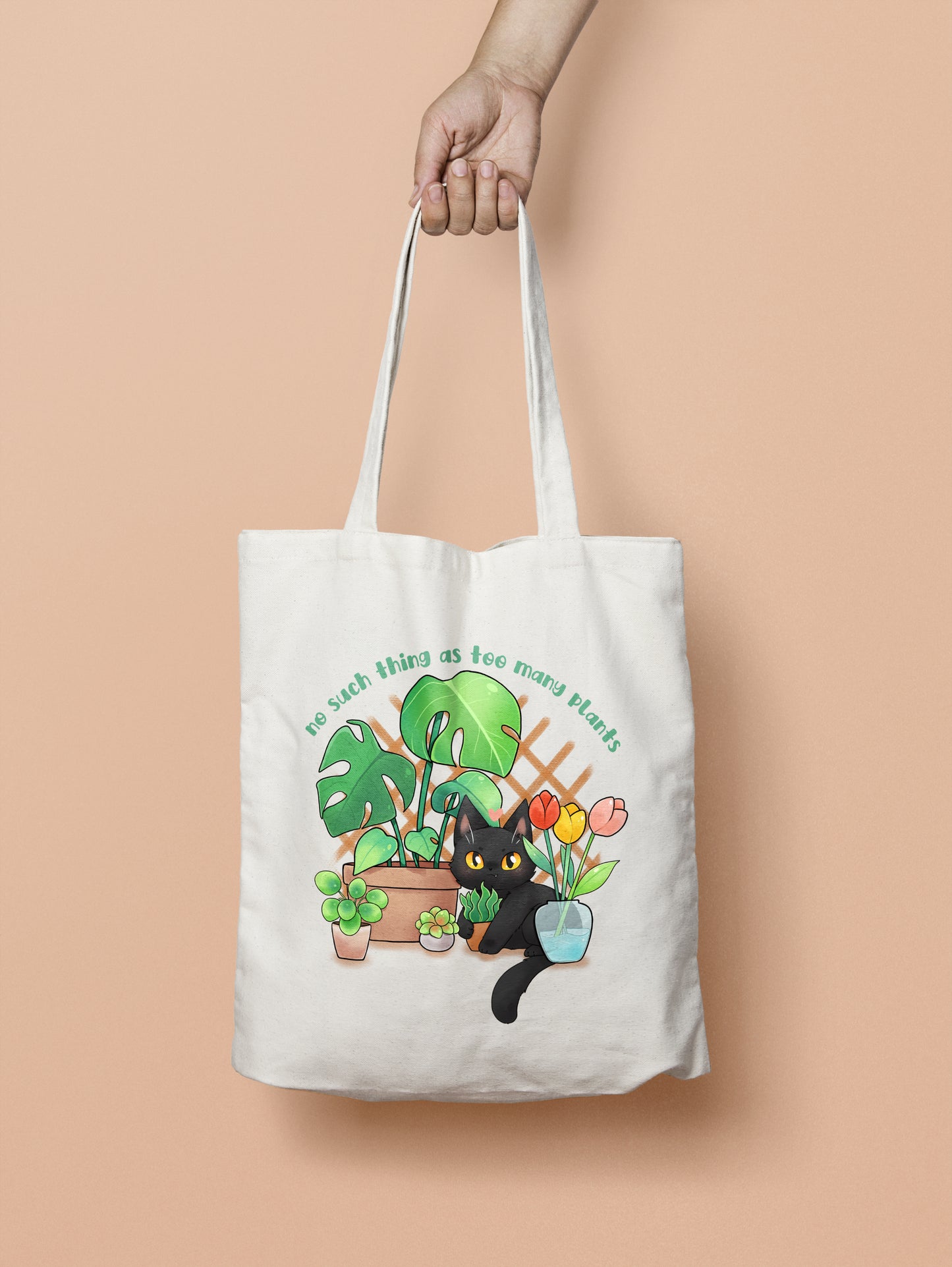 Tote bag - No such thing as too many plants