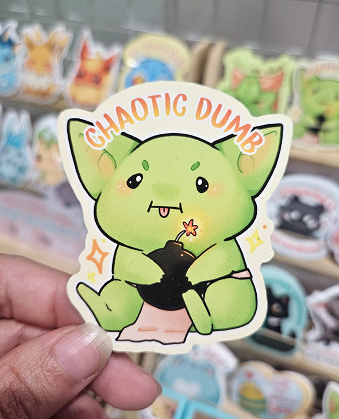 Chaotic dumb - Vinyl sticker