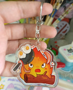 Calcifer Acrylic Keychain – Studio Ghibli