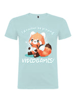 Gamer red panda - T-shirt