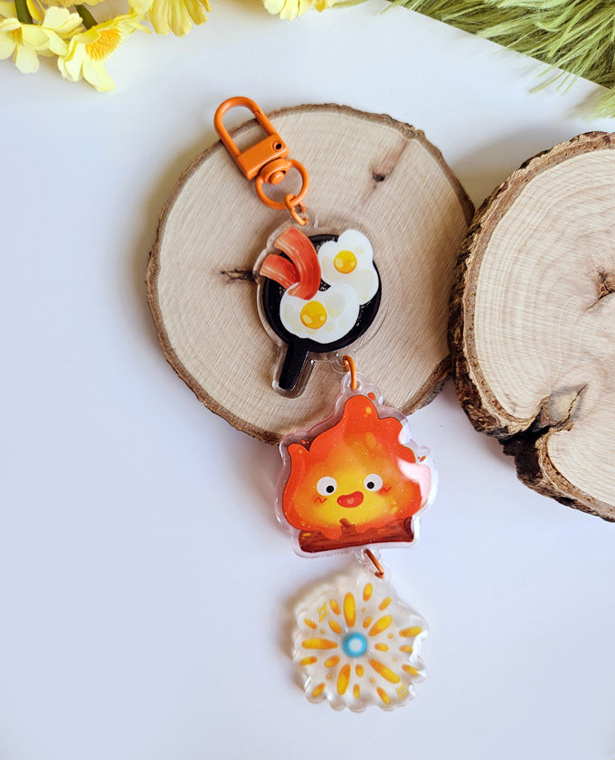 Ghibli chibi linked acrylic charms