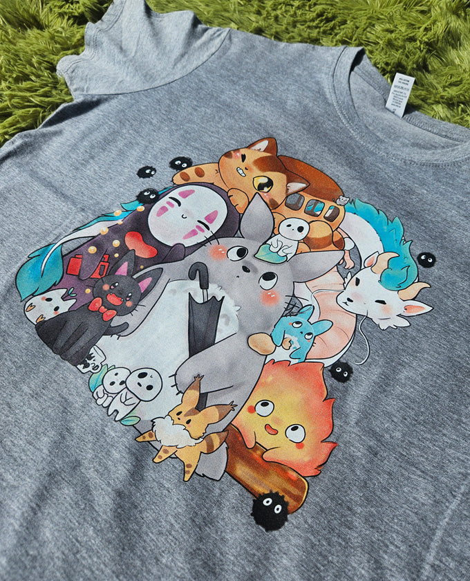Ghibli characters - T-shirt