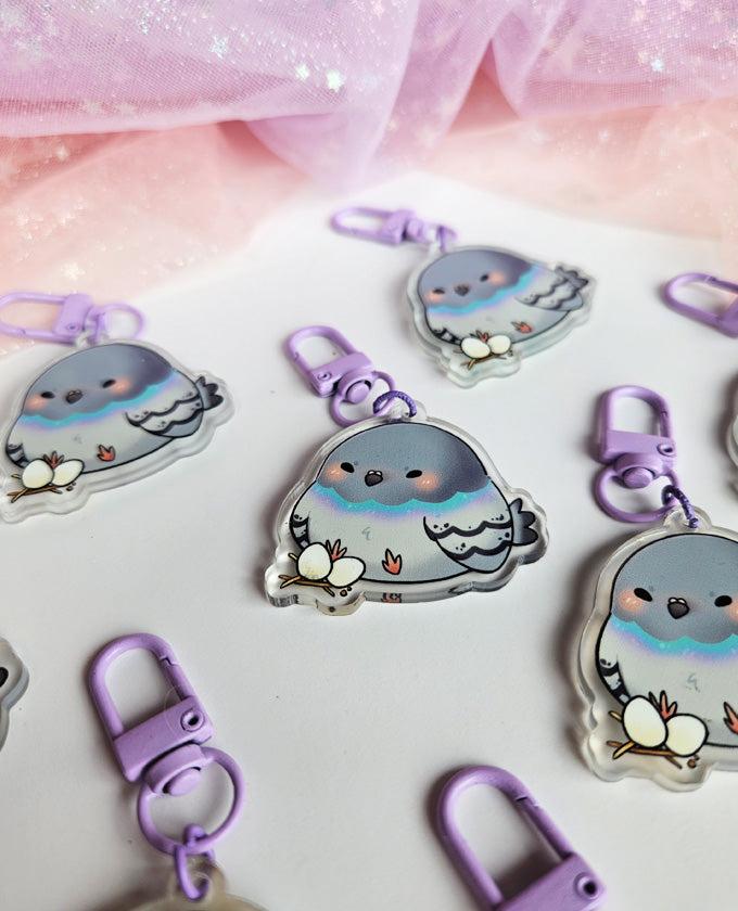 Chibi animals mini acrylic charms
