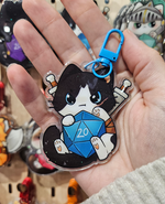 DND class cats - Acrylic charm