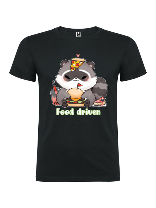 Impulsado por la comida - Camiseta
