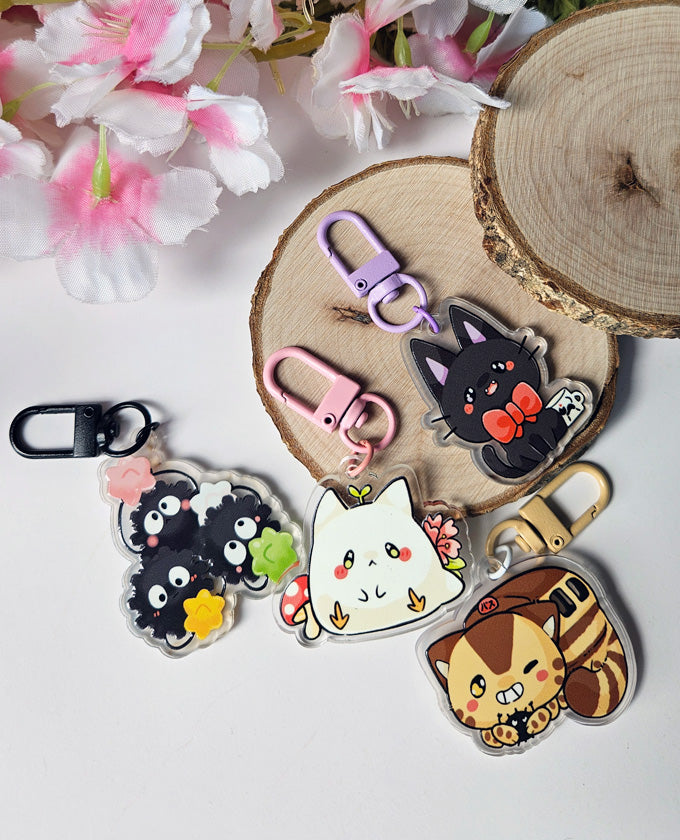 Ghibli mini acrylic charms