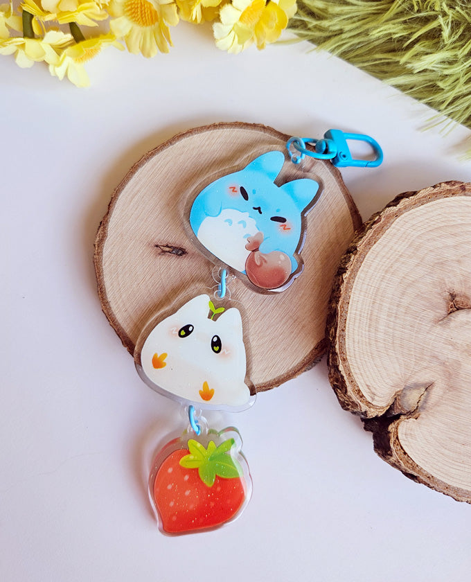 Ghibli chibi linked acrylic charms