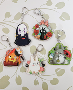 No face Acrylic Keychain – Studio Ghibli