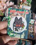 Jiji cat enamel pin