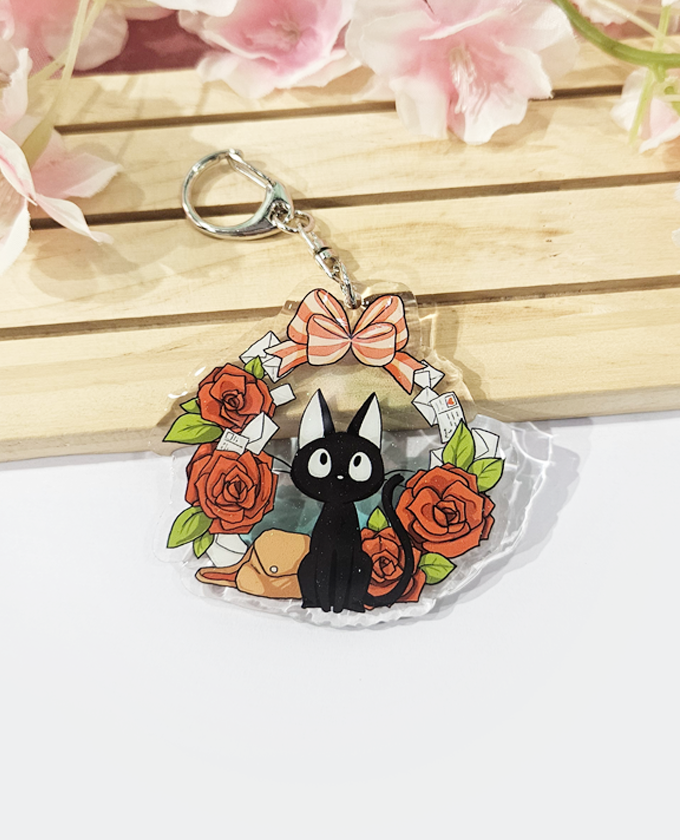 Jiji Acrylic Keychain – Studio Ghibli