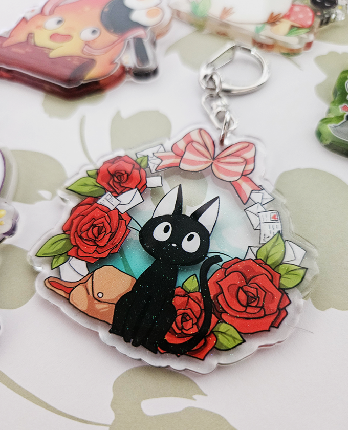 Jiji Acrylic Keychain – Studio Ghibli