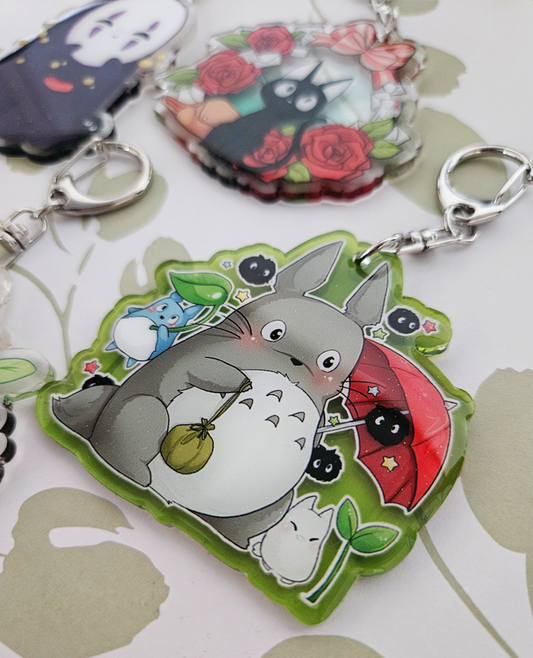 Totoro Acrylic Keychain – Studio Ghibli