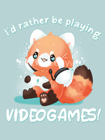 Gamer red panda - T-shirt